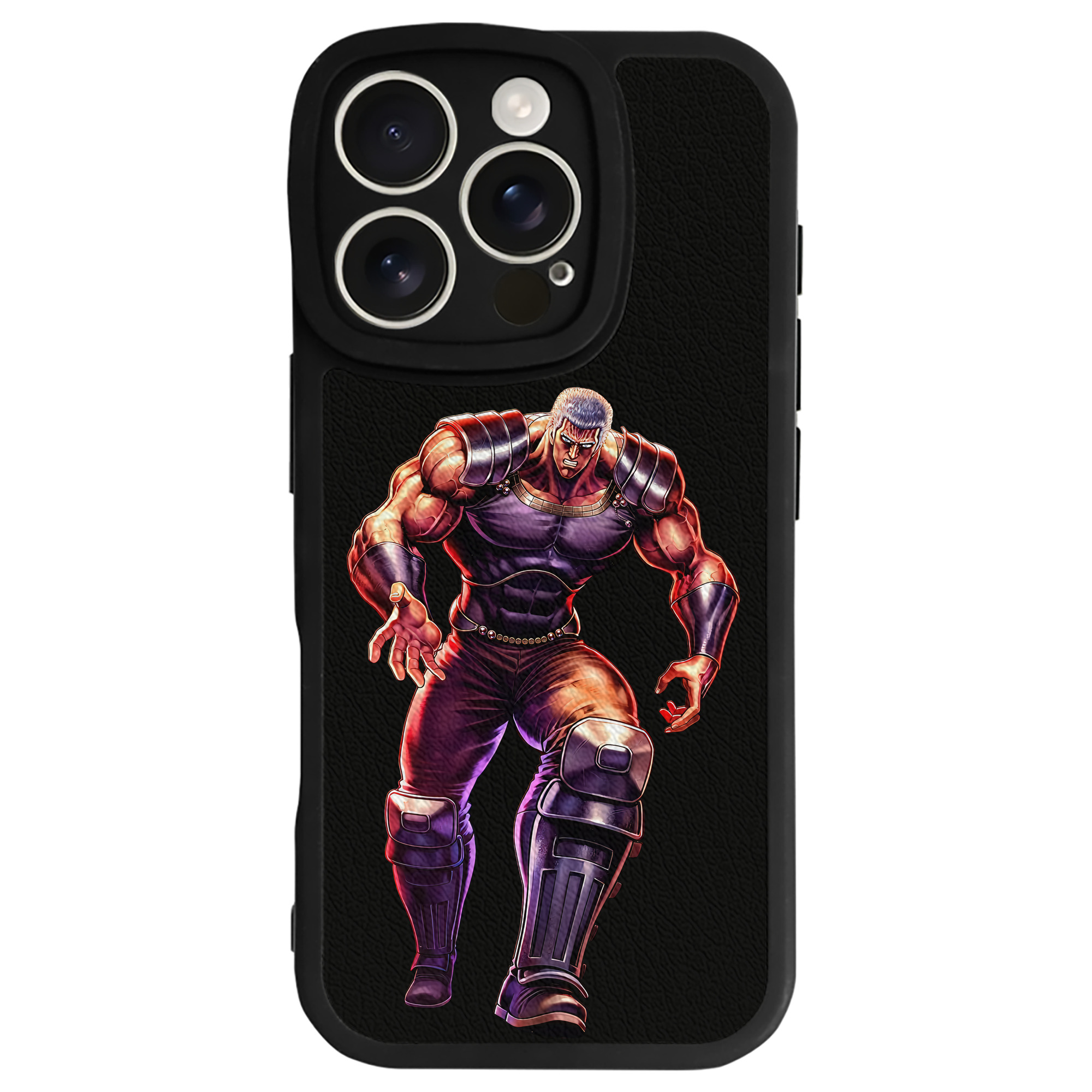 （画像用） 北斗の拳 Fist of the North Star 【iPhone 16シリーズ対応】シリコンスマホケース（レザー調） 材質：シリコン